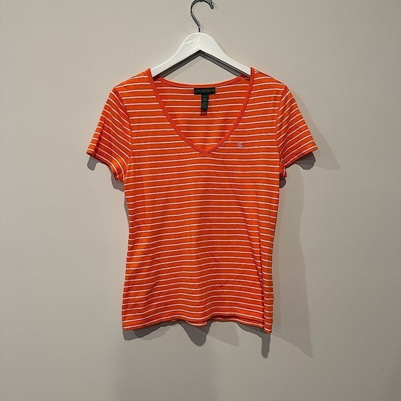 Ralph Lauren Striped Cotton Tee - Picture 1 of 7